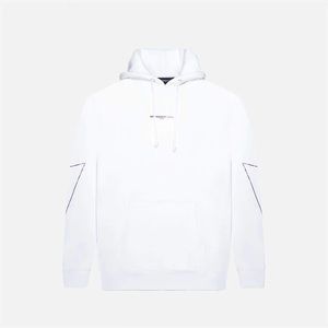 Shadow Hill Classic Lightning Bolt White Hoodie